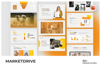 MarketDrive Marketing PowerPoint Template